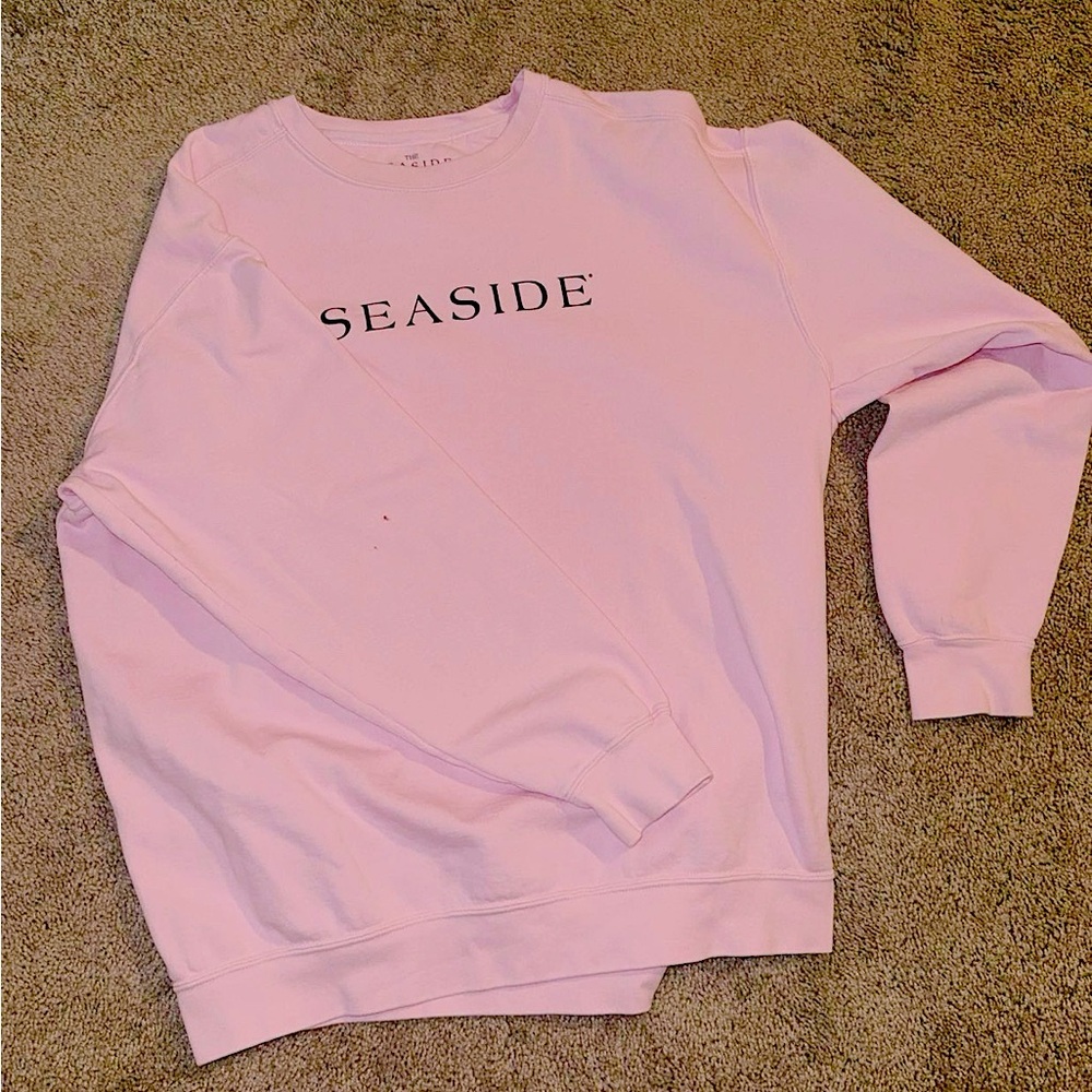 SEASIDE CREWNECK🌊☀️💝🤗
Wore Once=Great Condition, smaller than penny size stain.